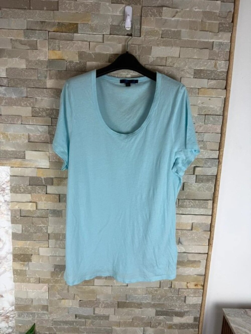 size 20 light blue t shirt top blouse